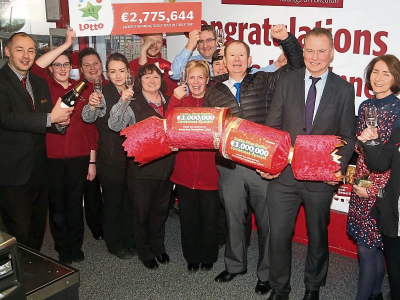 The winning €2.7m ticket was sold in Twohig’s Supervalu in the Arena Service Station on Church Street in Askeaton Picture: Brendan Gleeson
