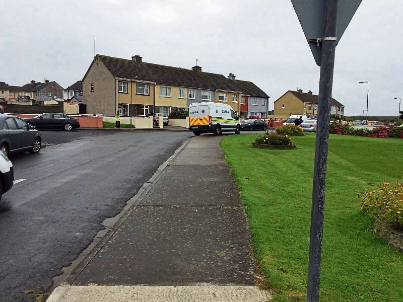 The scene of the fatal stabbing at the Marian Estate in Kilkee