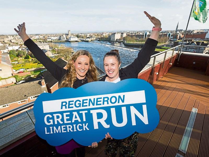 Emer O' Mahony, Regeneron and Jean Tierney, Operation Transformation at the launch of the 2019 Regeneron Great Limerick Run