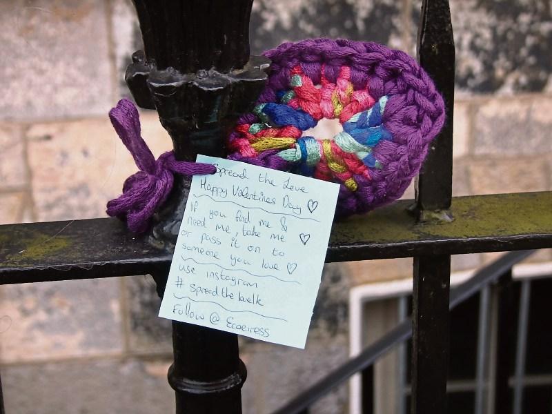 Limerick student spreads the love and smiles with knitwear on Valentine