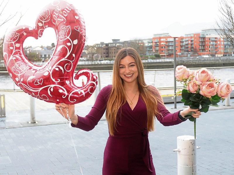 No flowers for Meghann this Valentine’s but ‘when the time is right and I am ready to share my life with someone else, I know it will happen’ Picture: Michael Cowhey