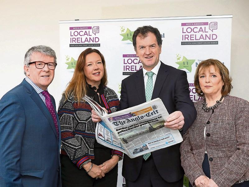 Backing: Johnny O’Hanlon, Local Ireland, Jenny Fisher, Premier Lotteries, Frank Mulrennan, president Local Ireland and Kate Shanahan, TU Dublin lecturer
