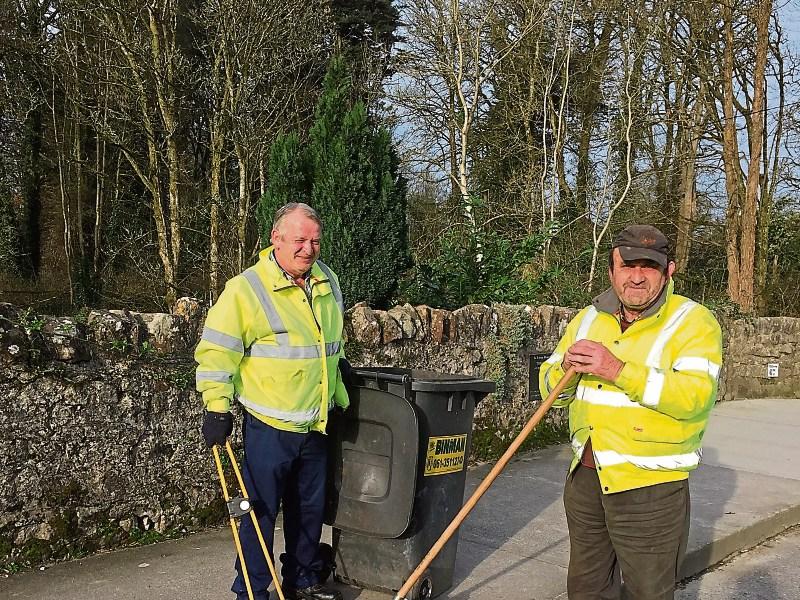 Clean sweep: Joe Lyons and Tony Kennedy 