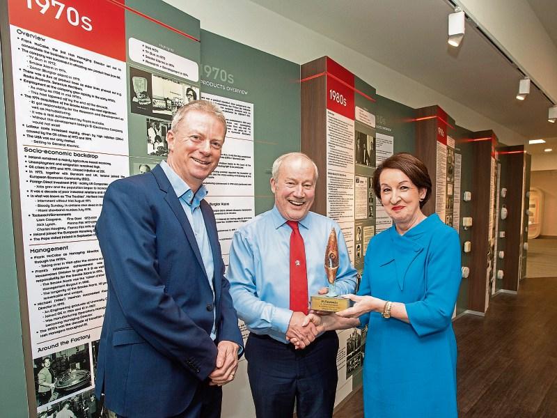 Shannon Commercial Properties Managing Director Ray O’Driscoll , Ei Electronics CEO Mike Guinee and Shannon Group Chairman, Rose Hynes