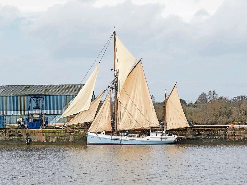 Ilen - old Irish for Eileen - has been brought back to life after 12 years and is now docked at Ted Russell Docks