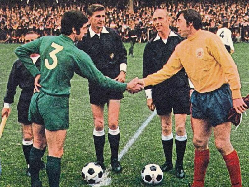 When Limerick soccer legend Al Finucane faced the late Gordon Banks