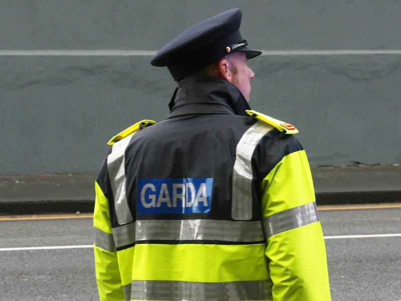 Gardai at scene of car crash in Limerick city