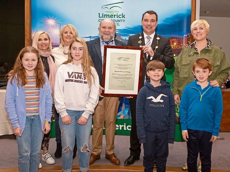 Tony takes aim at Limerick development projects while being honoured by mayor