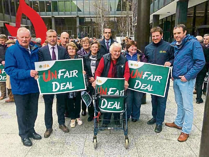 Limerick IFA out in force at Fair Deal protest in Dublin
