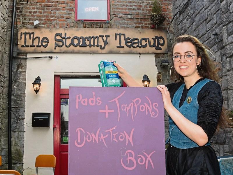 ‘Period poverty’ donation box for the homeless in Limerick