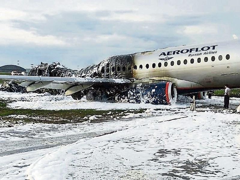 WATCH: Limerick resident saw plane ‘totally engulfed in flames’