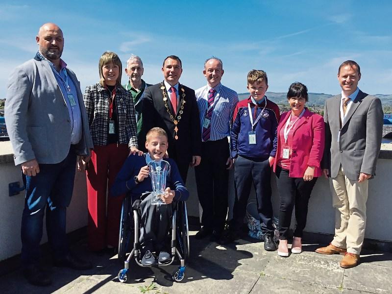 Limerick mayor honours a ‘remarkable’ young man with spina bifida who has completed fifth Great Limerick Run