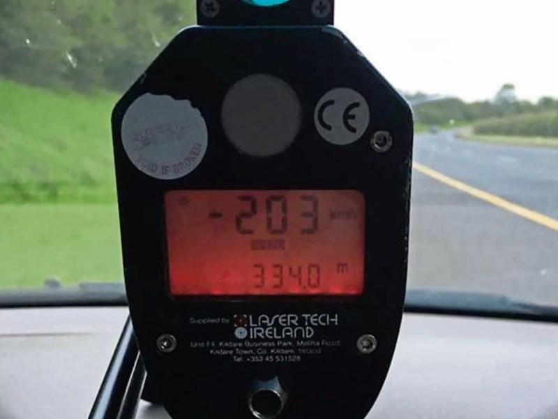 Motorist caught driving more than 200km/h on Limerick motorway faces ban