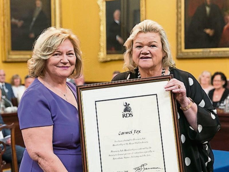 Limerick woman honoured with Royal Dublin Society life membership for rural development drive