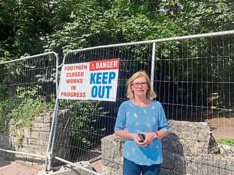 Residents voice anger over closure of beloved riverside walk in Limerick