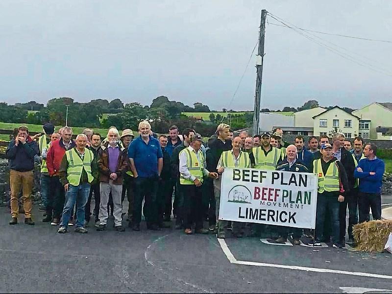 Limerick Beef Plan thanks farmers and supporters at protest in Rathkeale