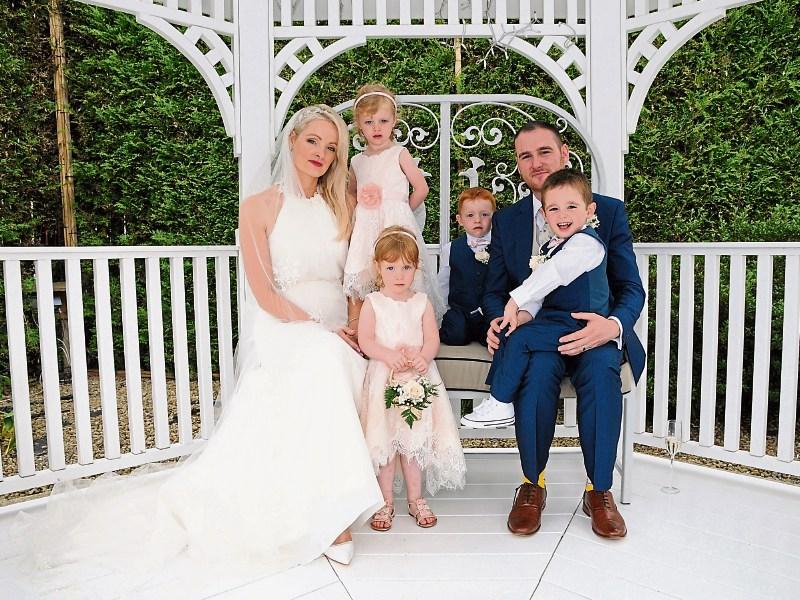 Lovely Limerick quads are ready-made flower girls and page boys for bride Lisa