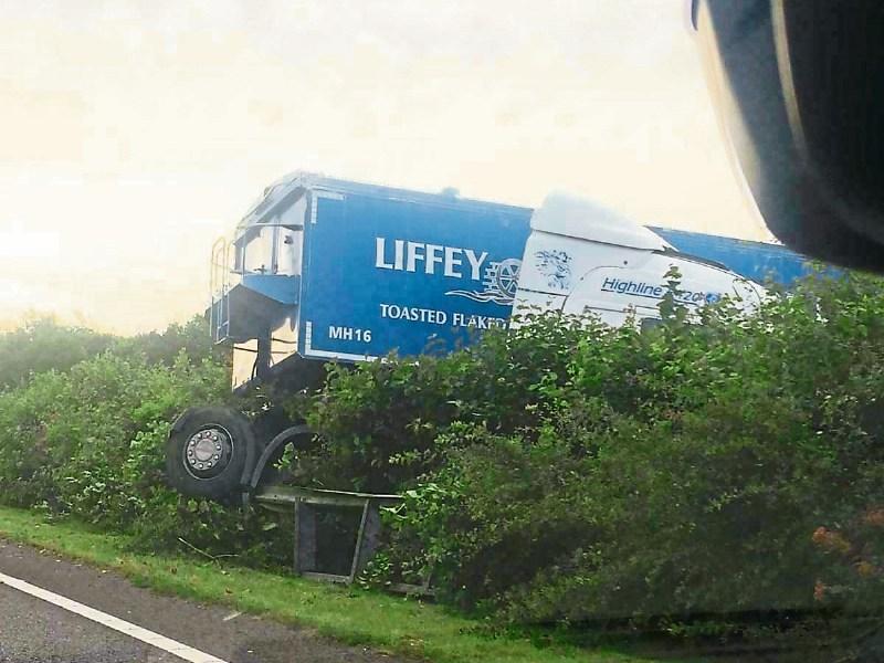 Limerick motorway closed after truck jackknifes