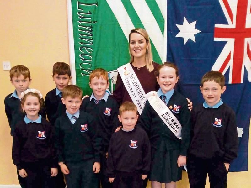 Melbourne Rose meets one for the future in her old County Limerick school