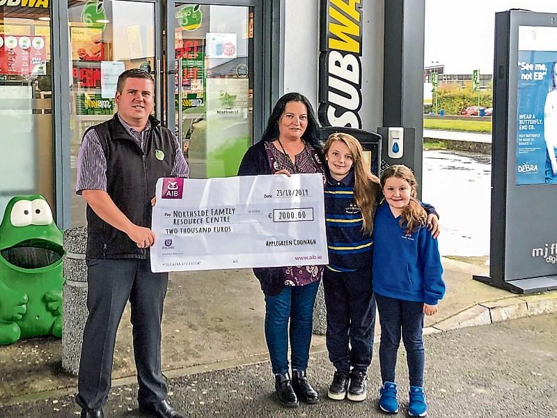 Northside Family Resource gets €2,000 from Limerick shop fundraiser
