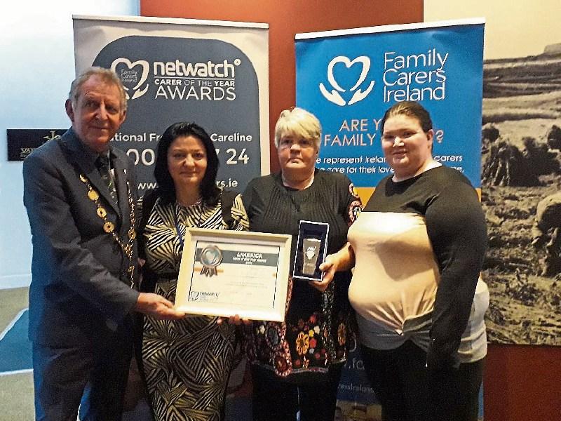 Frances wins Limerick Carer of the Year Award 2019