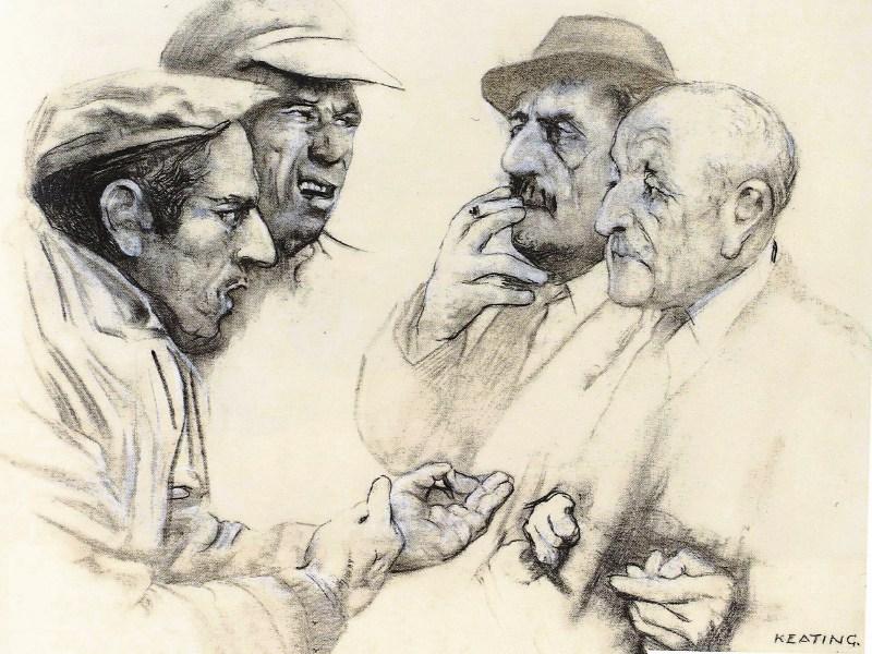 Keating sketch stands out as viewing for Limerick art auction begins Friday