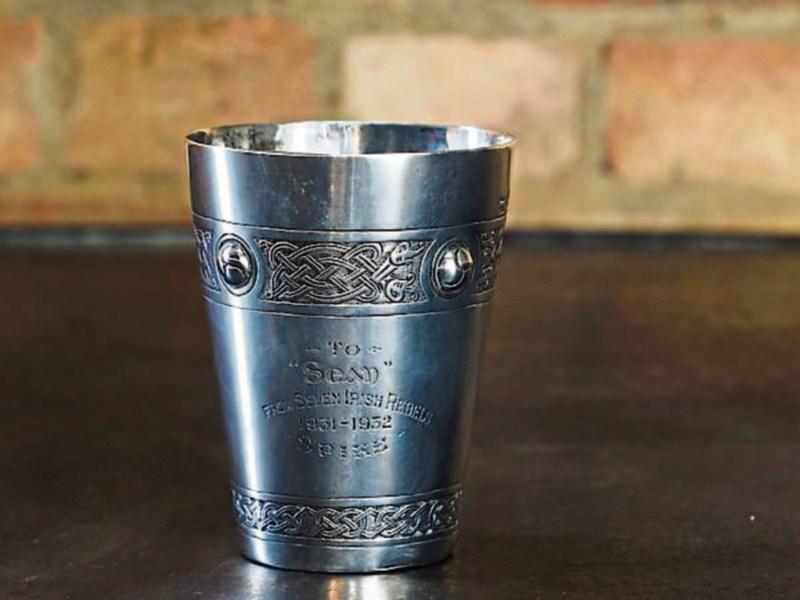 Limerick rebel's silver cup returns to Spike Island after auction