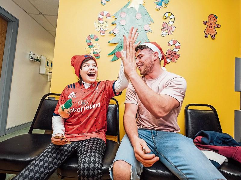 WATCH: Munster players deliver some Christmas spirit to Children's Ark
