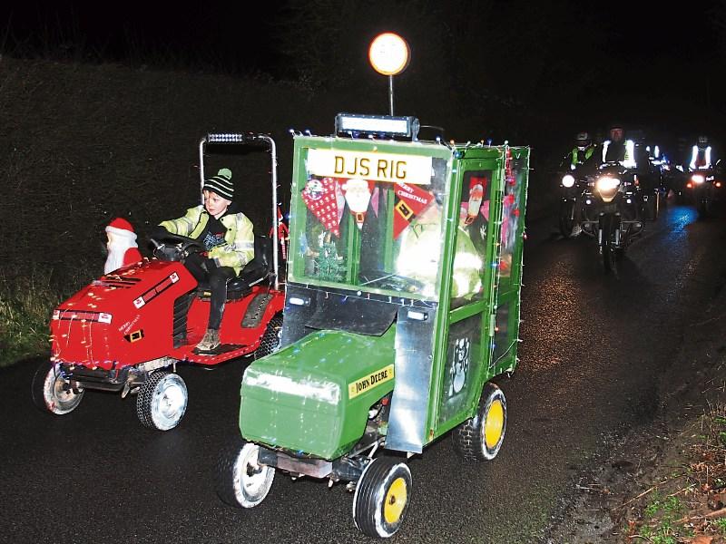 Greybridge lights up south Limerick with festive tractor run