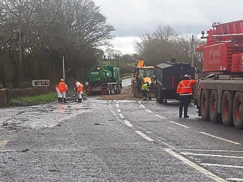 Limerick to Foynes road remains closed following fuel-spill