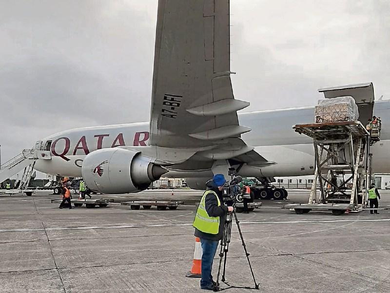 Special plane carrying vital Covid-19 equipment from China touches down at Shannon Airport
