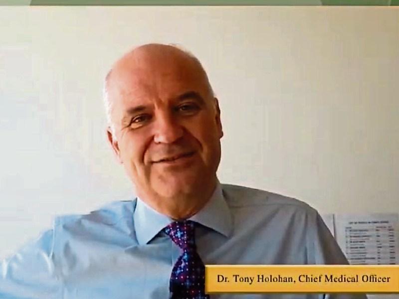 Dr Tony Holohan takes time out to wish Limerick students well