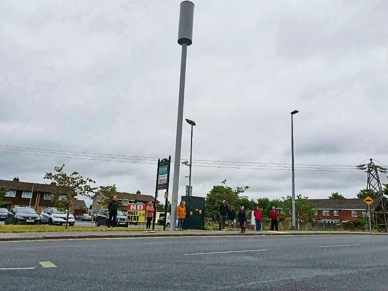 Mast demonstration against ‘eyesore’ structure in Limerick