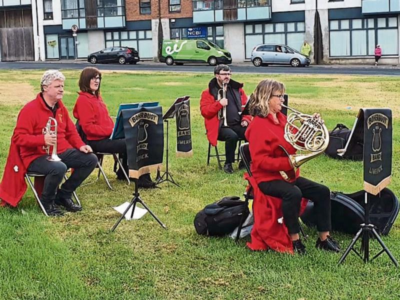 WATCH Limerick brass band lead impromptu alfresco gig Limerick Live