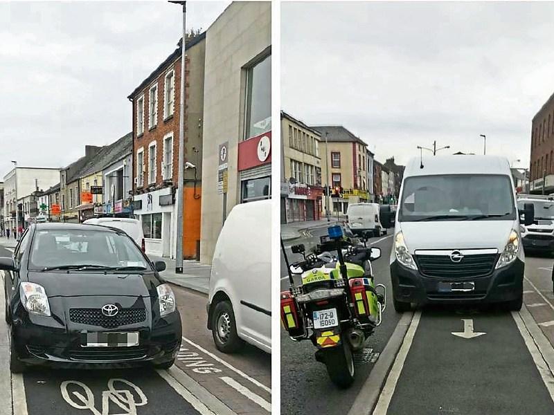 Limerick motorists fined for blocking cycle lanes