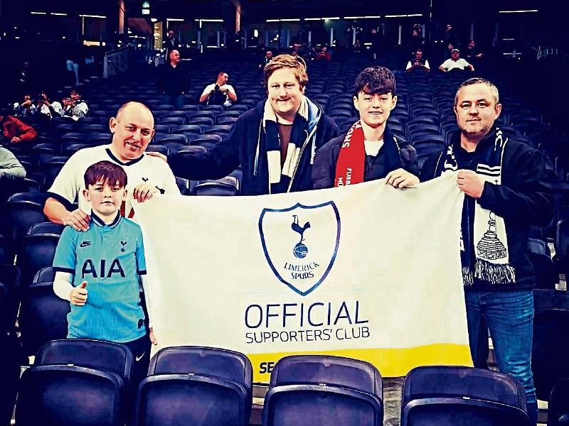 Hot-spurs: Limerick supporters club teams up with local Mental Health Association