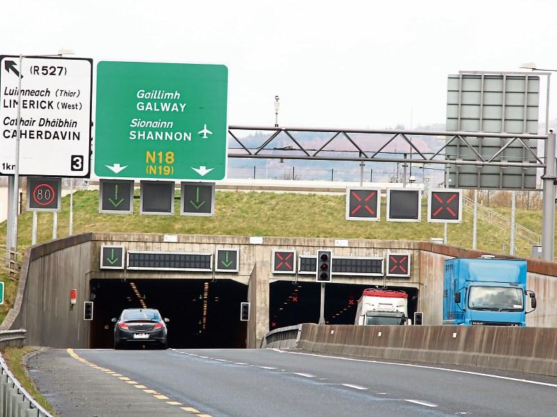 Caution advised as Limerick tunnel partially closed