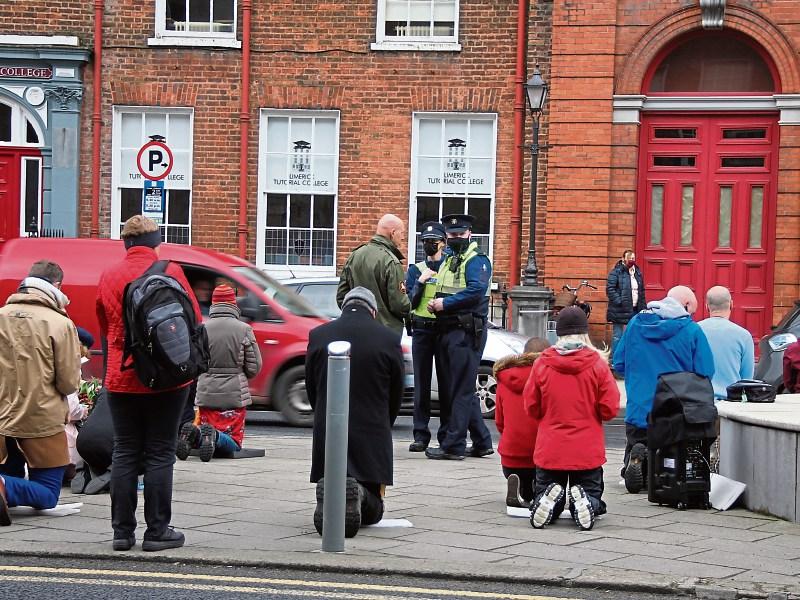 Gardai clear worshippers who were 'listening' to Masses outside Limerick churches