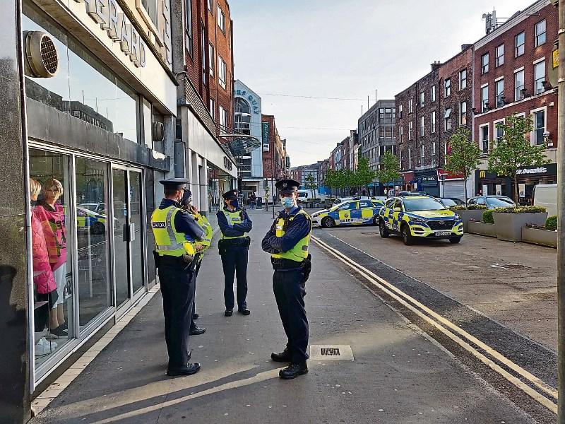 Gardai intervene following protest outside former Limerick store