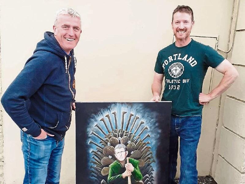 Highest bidder will claim painting of Limerick manager on Iron Throne