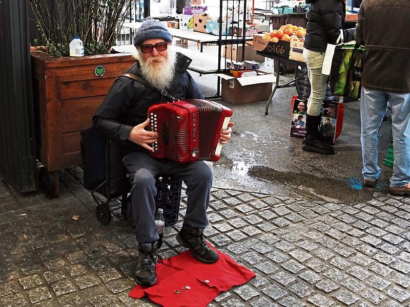 Popular Limerick busker bids to keep the music going with new accordion
