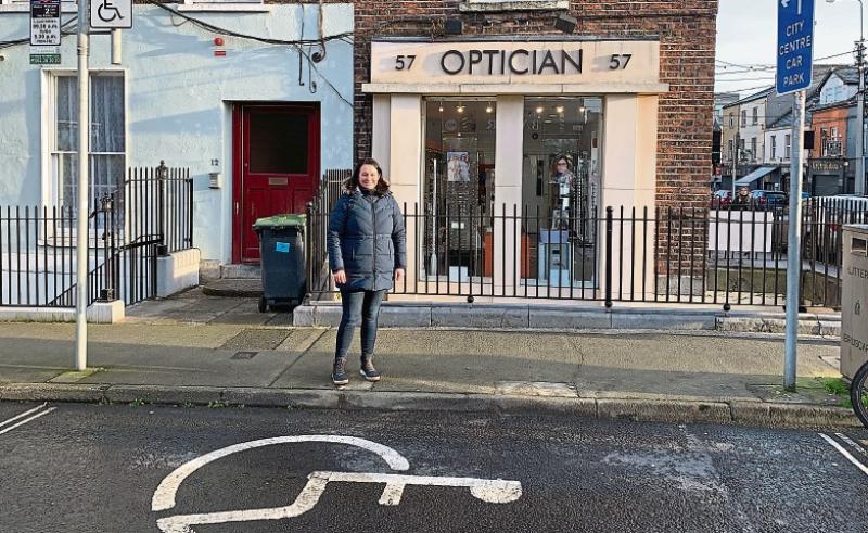 'Obstructive' poles removed from disabled parking bay on busy Limerick street