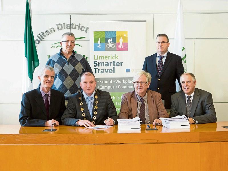Contracts signed on phase two of Limerick's Smarter Travel route