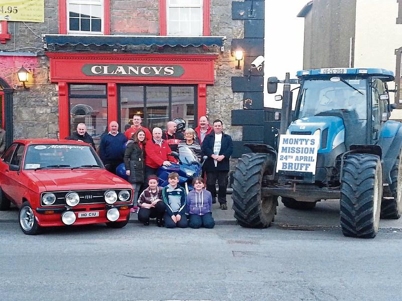 Cars, tractors and motorbikes all set to complete Monty's Mission