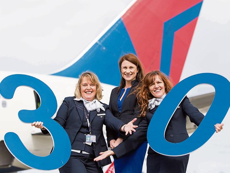 Delta marks 30 years of flying Shannon-New York route