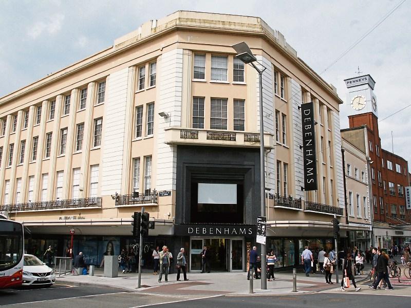 Fears for jobs in Limerick as Debenhams Retail (Ireland) enters examinership 