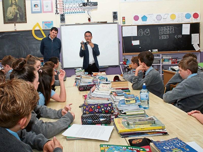 Knockaderry pupils feature in top Japanese newspaper 