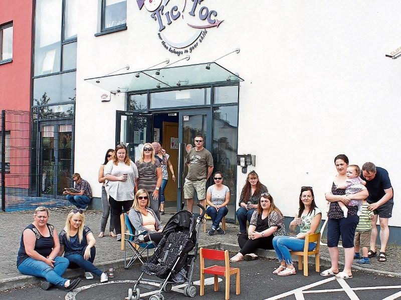 Westbury creche 'sit-in' protest is still ongoing