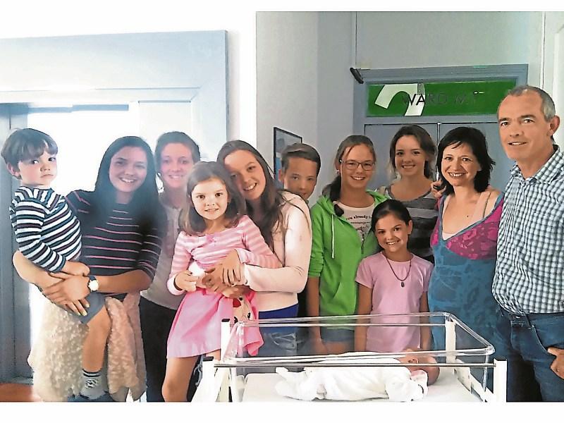 Baby Judi makes it a perfect 10 for one Limerick family