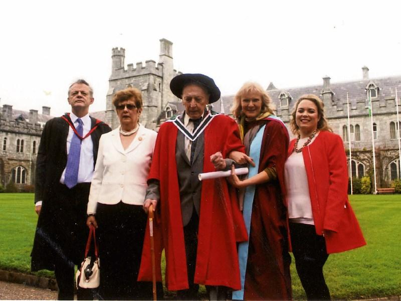 Age no barrier says Limerick man awarded PhD at 83